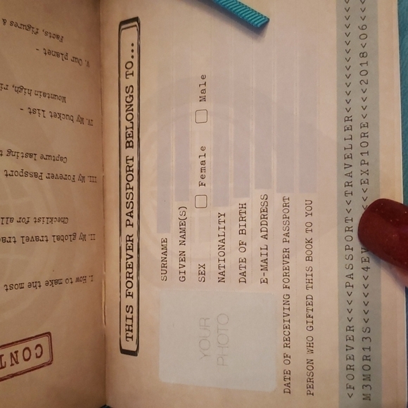 FOREVER Passport book / travel planner - Picture 9 of 15
